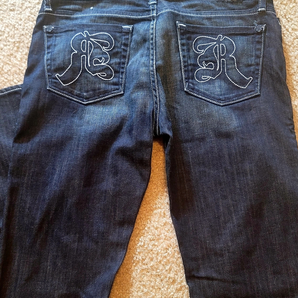 Womens Rock and Republic Black Jeans size 28x33